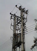 Column of PPC with transformer